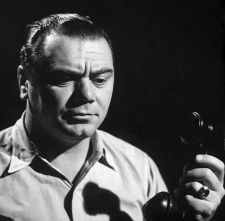 Ernest Borgnine, sad after being rejected on the phone. (Photo by Allan Grant/The LIFE Picture Collection via Getty Images)